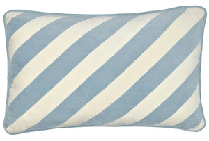 Castle - Blue Stripe Lumbar Cushion