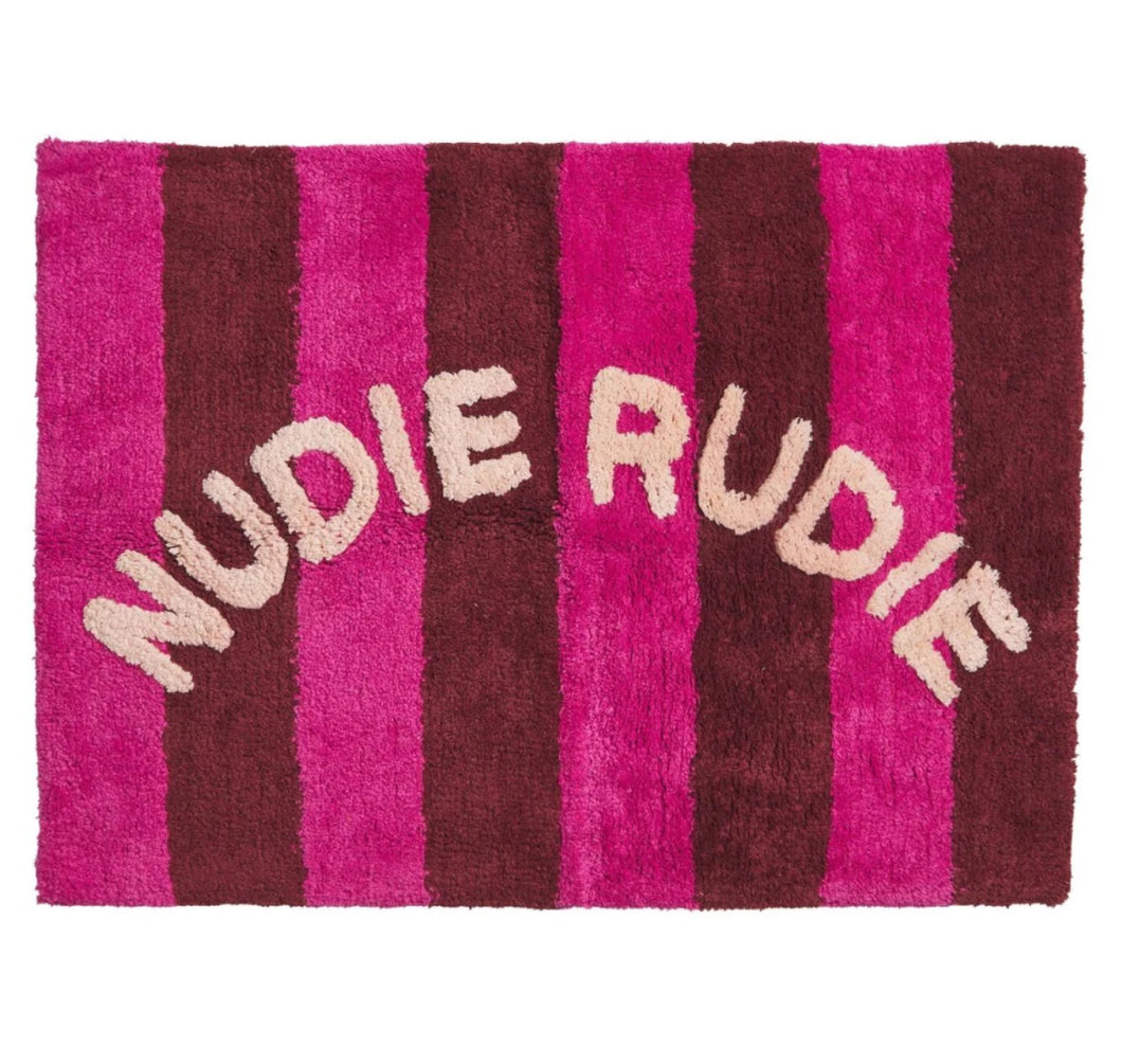 Sage x Clare - Zelia Nudie Rudie Bath Mat- Bougainvillea