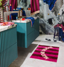 Load image into Gallery viewer, Sage x Clare - Zelia Nudie Rudie Bath Mat- Bougainvillea
