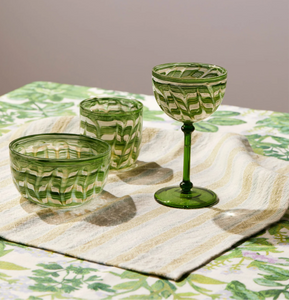 Bonnie & Neil - Watercolour Green Coupes