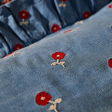 Load image into Gallery viewer, Sage X Clare - Anneliese Ruffle Pillowcase - Poppy

