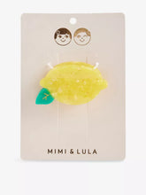 Load image into Gallery viewer, Mimi &amp; Lula - Lemon Acetate Bulldog Clip
