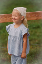 Load image into Gallery viewer, JUNI - Daisy Blouse Sky Gingham
