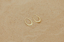 Load image into Gallery viewer, Dune Hoop Earrings - Gold Plated

