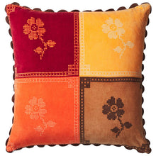 Load image into Gallery viewer, Sage X Clare -Bonny reversible Velvet Cushion Sienna
