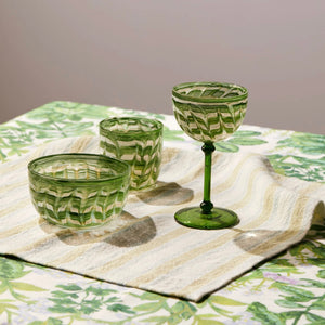 Bonnie & Neil - Watercolour Green Tumblers