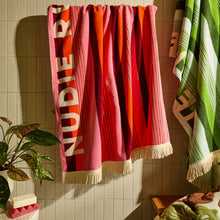 Load image into Gallery viewer, Sage x Clare - June Nudie Rudie Bath Sheet - Dahlia
