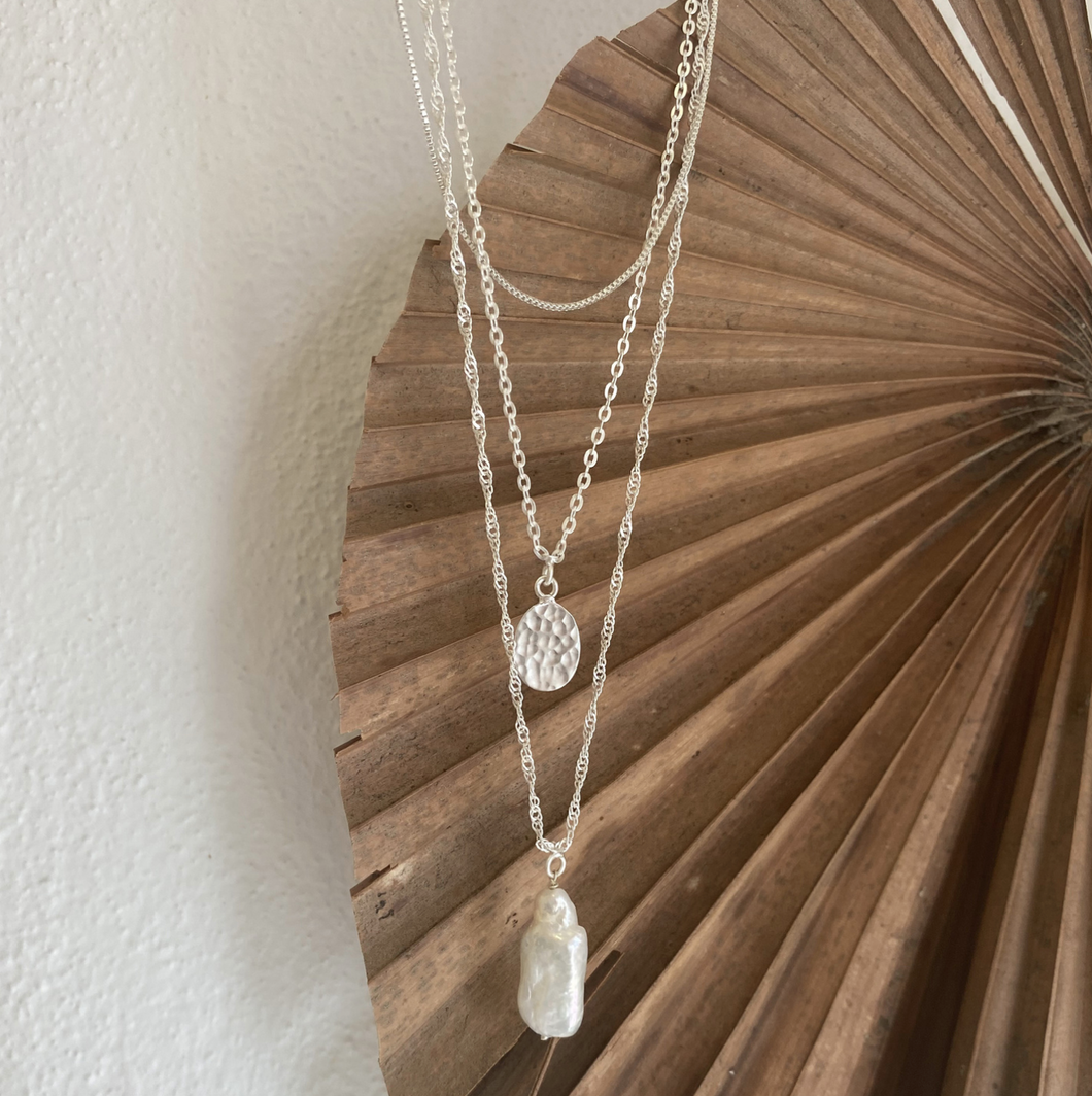 Inartisan - Soraya Layered Necklace - Silver