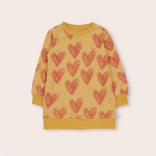 Load image into Gallery viewer, Olive &amp; The Captain - Young Hearts Sweater Dress
