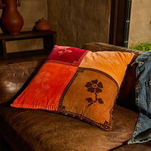 Load image into Gallery viewer, Sage X Clare -Bonny reversible Velvet Cushion Sienna
