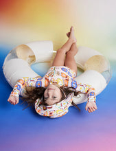 Load image into Gallery viewer, Halcyon Nights - Long Sleeve Zip Bather - Flutterby
