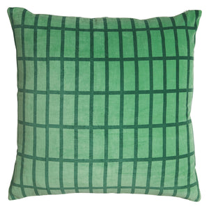 Sage x Clare Remi Velvet Cushion - Emerald