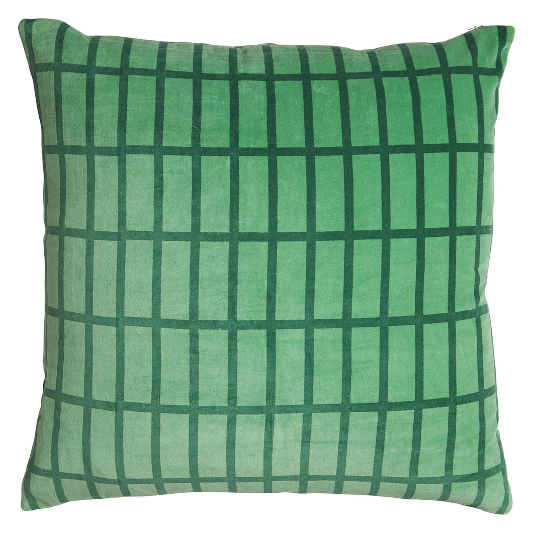 Sage x Clare Remi Velvet Cushion - Emerald