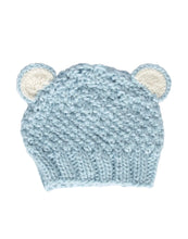 Load image into Gallery viewer, Acorn Kids - Bear Beanie Blue
