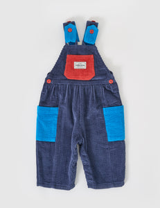 Goldie + Ace - Sammy Corduroy Colour Block Overalls