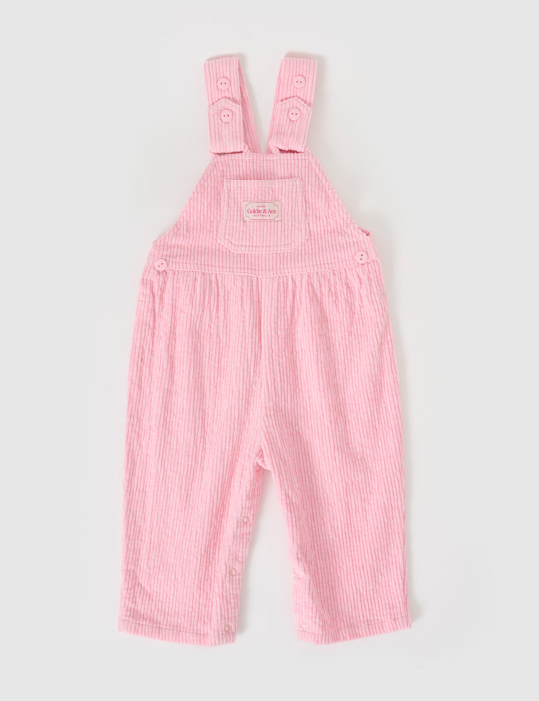 Goldie + Ace - Sammy Corduroy Overalls - Sweet Pea