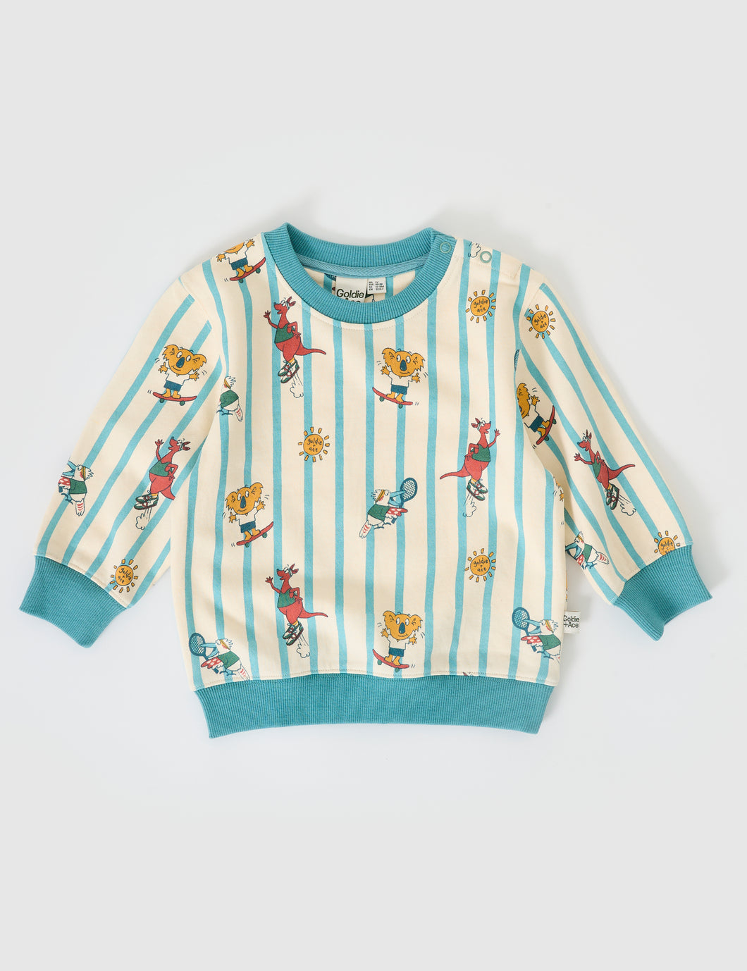 Goldie + Ace - Goldie Squad Relaxed Terry Sweater