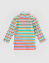 Load image into Gallery viewer, Goldie + Ace - Candy Stripe Embroidered Rib Skivvy
