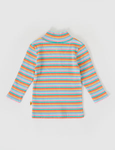 Goldie + Ace - Candy Stripe Embroidered Rib Skivvy