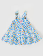 Load image into Gallery viewer, Goldie + Ace - Seaside Daisy Tully Tiered Pinafore Dress
