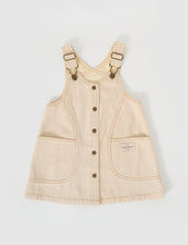 Load image into Gallery viewer, Goldie + Ace - Penelope Pinafore Pocket Dress Oat
