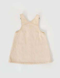 Goldie + Ace - Penelope Pinafore Pocket Dress Oat