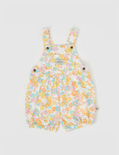 Load image into Gallery viewer, Goldie + Ace - Bessie Bubble Shortalls Flower Child
