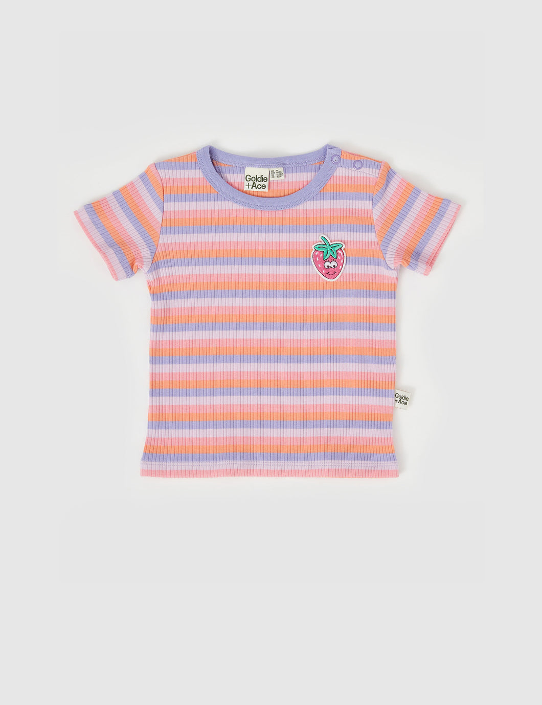 Goldie + Ace - Tutti Frutti Stripe Rib T-Shirt