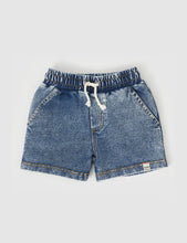 Load image into Gallery viewer, Goldie + Ace - Noah French Terry Denim Look Shorts
