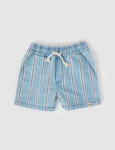 Goldie + Ace - Noah Classic Stripe Denim Shorts