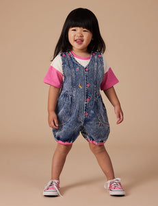 Goldie + Ace - Nina Fruity Denim Romper