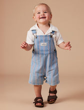 Load image into Gallery viewer, Goldie + Ace - Burton Classic Stripe Denim Overalls
