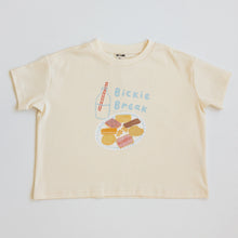Load image into Gallery viewer, BY GEE - Bickie Break Boxy Tee - Cream

