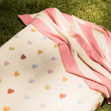Load image into Gallery viewer, BY GEE - Love Bug Organic Cotton Cot Sheet
