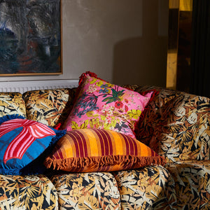 Sage x Clare - Genevieve Square Fringe Cushion