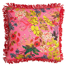 Load image into Gallery viewer, Sage x Clare - Genevieve Square Fringe Cushion
