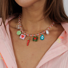 Load image into Gallery viewer, Zoda - Beaded Charm Necklace
