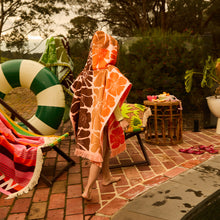 Load image into Gallery viewer, Sage x Clare - Jolene Hooded Towel - Carnelian
