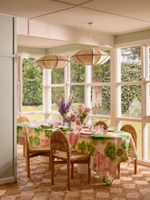 Load image into Gallery viewer, Bonnie &amp; Neil -  (Pre Order) Geranium Multi Linen Tablecloth - Medium
