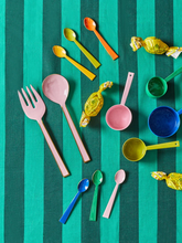 Load image into Gallery viewer, Bonnie &amp; Neil - Enamel Rose Salad Servers
