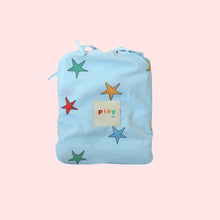 Load image into Gallery viewer, Play Linen - Retro Star Fitted Sheet
