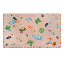 Load image into Gallery viewer, WANDERING FOLK - ANNIE EVERINGHAM TABLECLOTH - PASTEL SEA
