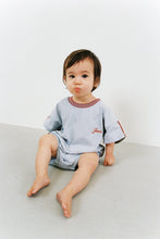 Load image into Gallery viewer, JUNI - Riley T-shirt Romper - Stone Blue
