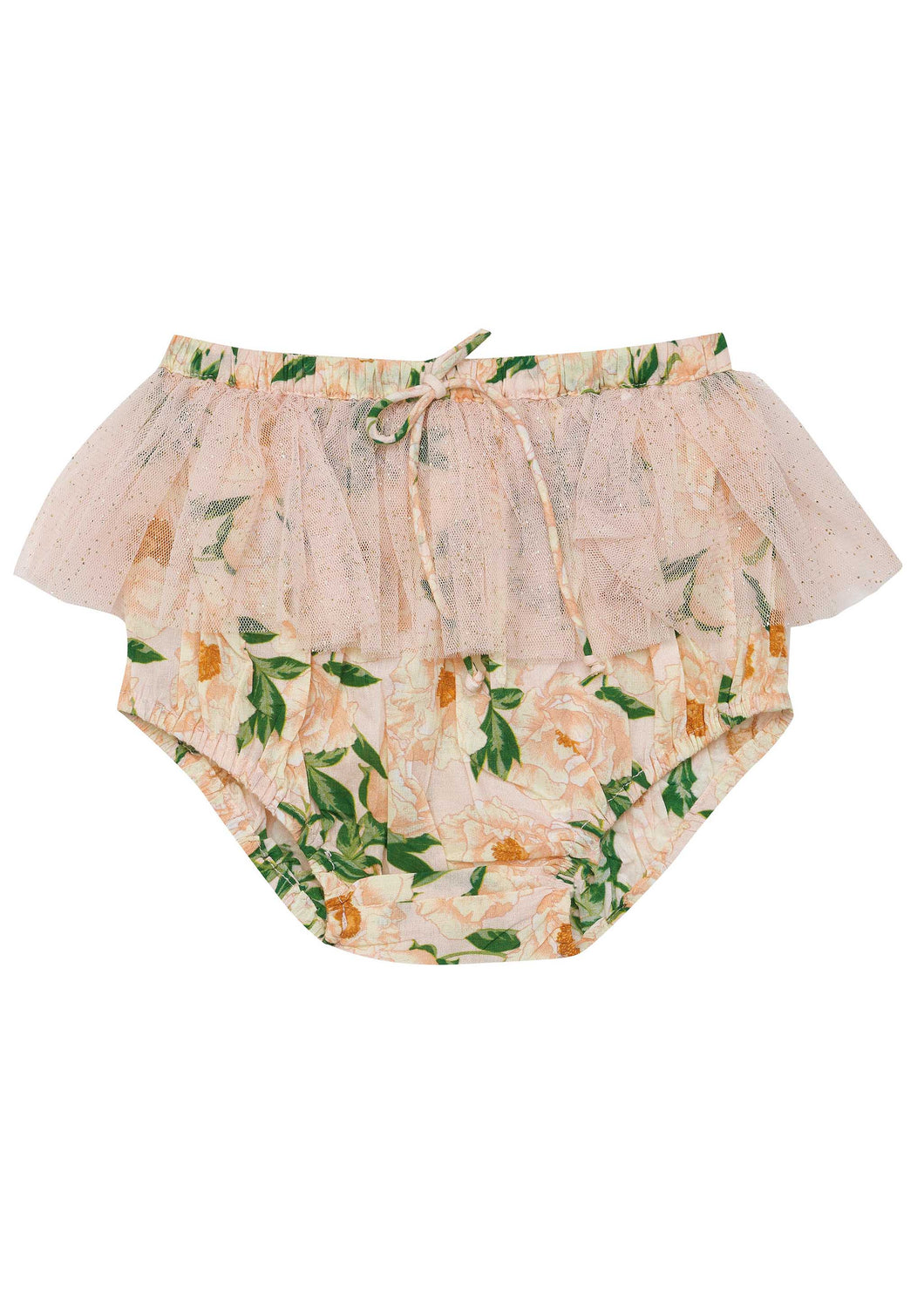 Bella & Lace - June Nappy Pants-Soirée Bouquet Strawberry Sundae