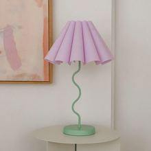 Load image into Gallery viewer, Paola &amp; Joy - Cora Table Lamp Lilac / Pastel Green
