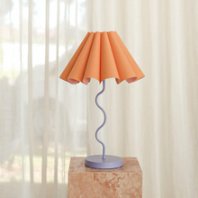 Load image into Gallery viewer, Paola &amp; Joy - Cora Table Lamp Tropical Peach / Purple
