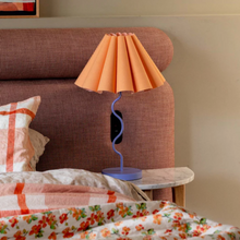 Load image into Gallery viewer, Paola &amp; Joy - Cora Table Lamp Tropical Peach / Purple
