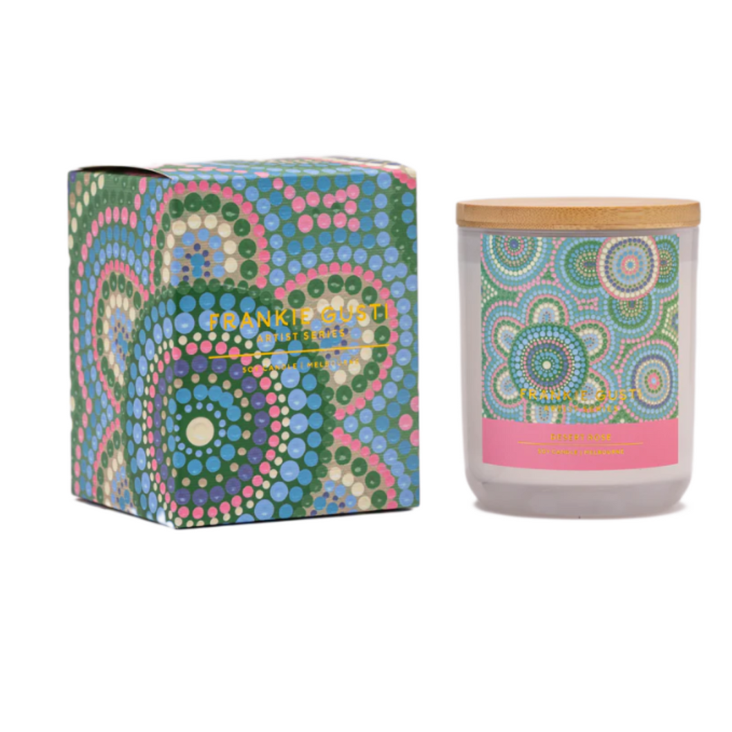 Frankie Gusti - Artist Series Candle | Desert Rose | Lou Martin