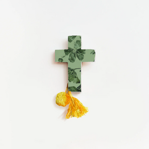 Jai - Jungle Flower Mini Cross (Green)