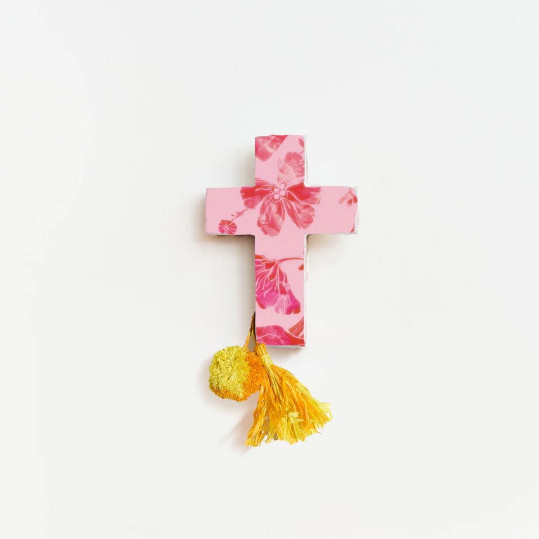 Jai - Jungle Flower Mini Cross (Pink)